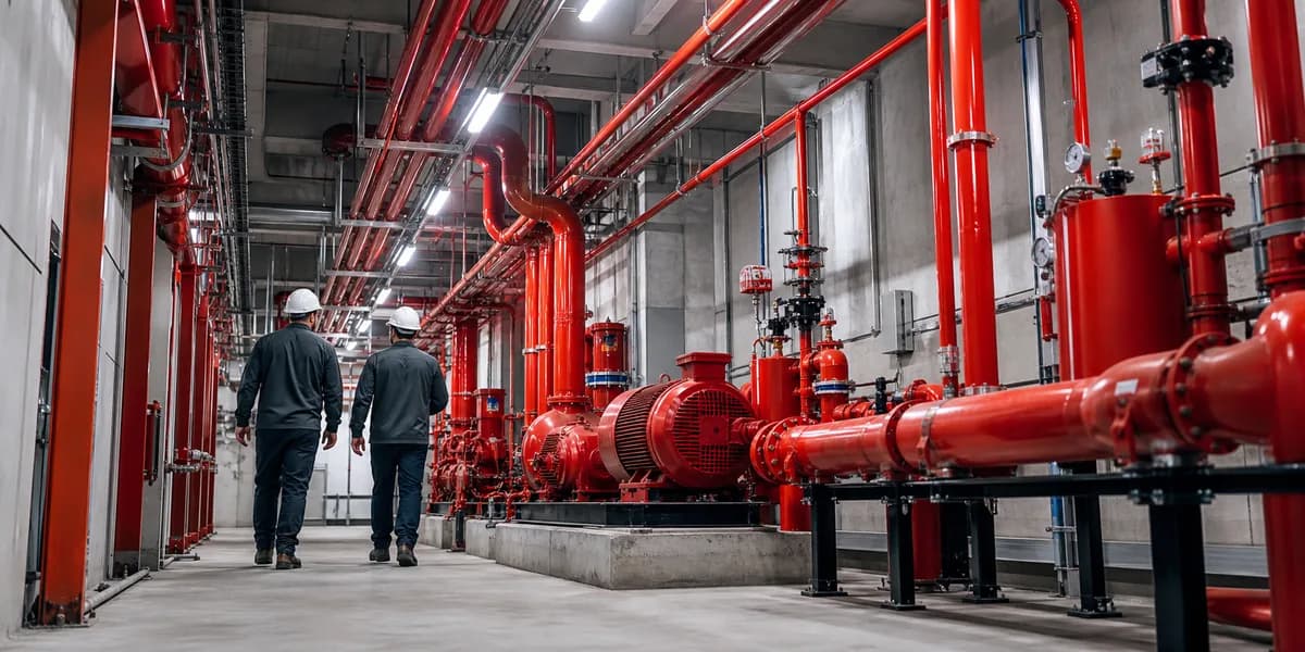 Industrial Pump Room & Hydrant Network